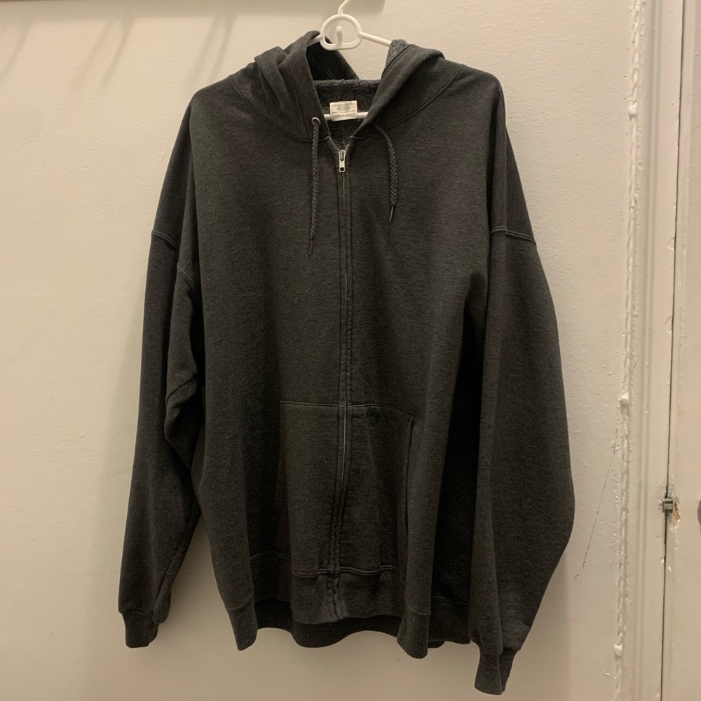 Hanes Mens Full-Zip Eco-Smart Hoodie